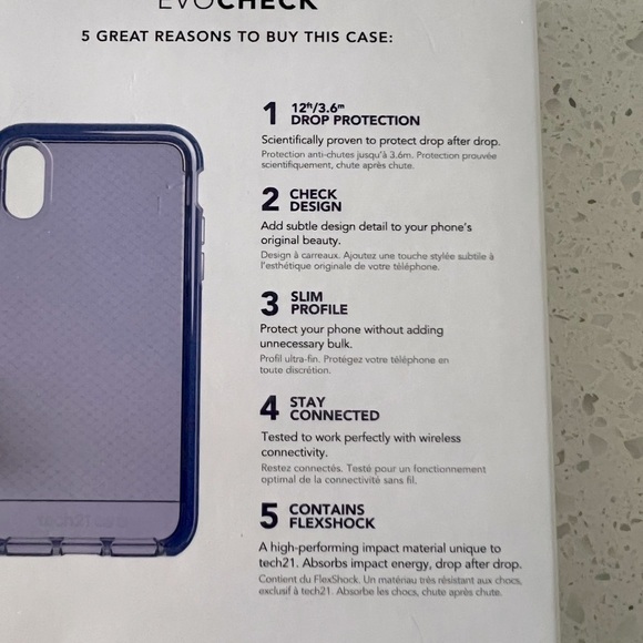 TECH21 evo check flexshock iPhone x/xs phone case - Picture 6 of 13